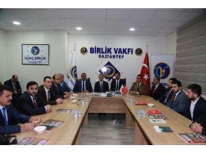 Başkan Tahmazoğlu, Birlik Vakfının Konuğu Oldu