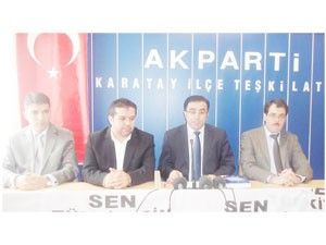 AKP Karatayda kongre heyecanı