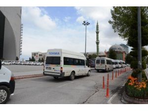 Minibüsçülerden J Plaka Eylemi