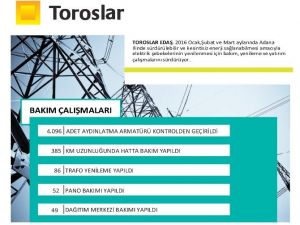 Toroslar Edaş, Adana’da Bakım Çalışmalarına Devam Ediyor