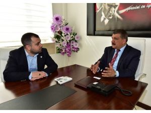 Mttb Başkanı Sağdıç, Başkan Gürkan’ı Ziyaret Etti