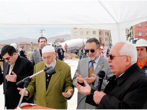 Hafız Halil Necati Coşan Caminin temeli dualarla atıldı