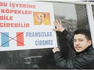Esnaftan fransa'ya ilginç tepki