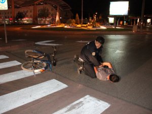 Bisiklet hırsızları kovalama sonrasında yakalandı