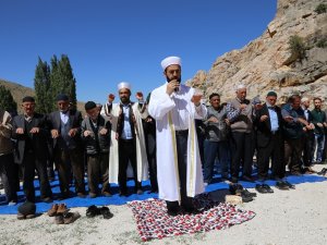 Halkapınar'da yağmur duası