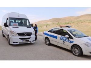 Elazığ’da Minibüs Ve Halk Otobüsleri Denetlendi