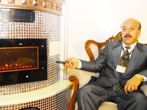 Krize şömineli çare