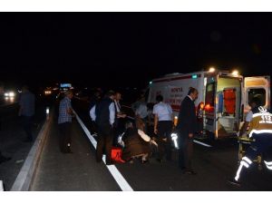 Otomobilin Çarptığı Kadın Yaralandı