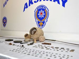 Aksaray'da tarihi eser operasyonu