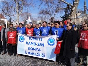 Sendikal haklarımızın olduğubir çalışma ortamı istiyoruz