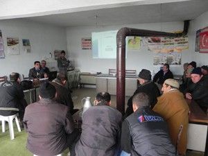 Akören'de arı ve karpuz yetiştiriciliği kursları ilgi görüyor