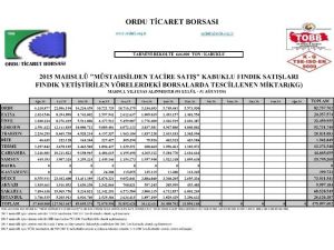 475 Bin Ton Fındık Pazara İndi