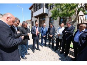 Beyşehir Tarihi Kentlerin Başkanlarını Ağırladı
