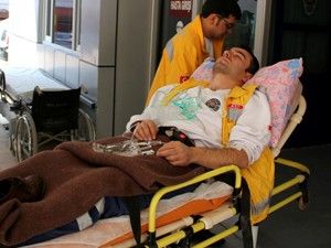 112 Acil servis ekibi sobadan zehirlendi