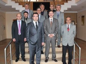 Kulu heyetinden MÜSİAD Başkanı Korkmaz'a ziyaret