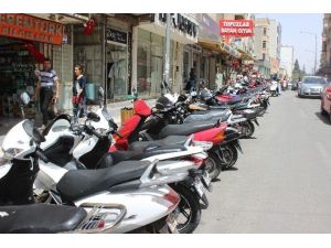 Kilis’te, Ulaşımda Motosiklet Tercih Ediliyor