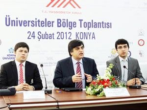 Yök başkanı çetinsaya, öğrenci konseyi başkanlarıyla buluştu