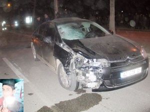 Cangay'a çarpan otomobil sürücüsü tutuklandı