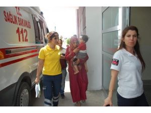 Yürürken Düşen Suriyeli Çocuk Hastaneye Kaldırıldı