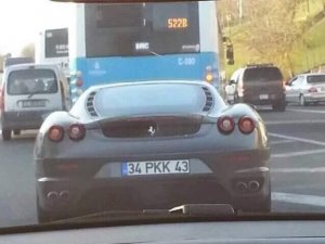 “Pkk Plakalı Ferrari” Açıklaması