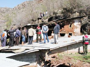 Bozkır’da yaşlı çift yangında öldü