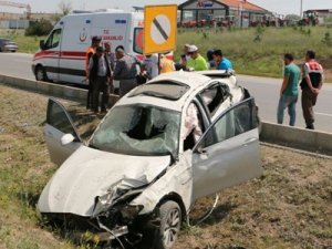 Emniyet Müdürü ve Ak Parti ilçe başkanı kazada yaralandı