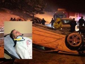 Hadi Özışık trafik kazası geçirdi