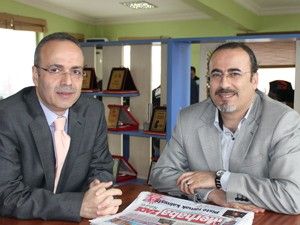 Arvastan İşkana tebrik ziyareti