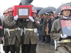 Şehit yüzbaşının naaşı Samsun'da