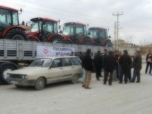 Emirgazili çiftçiler traktörlerini yeniliyor
