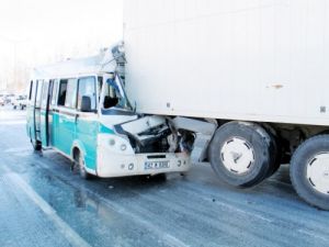 Konya'da zincirleme trafik kazaları