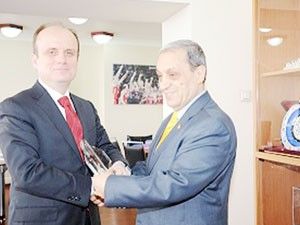 Mehmet Baykan, Platini ile buluştu