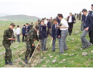 Seydişehir'de bin 200 fidan dikildi