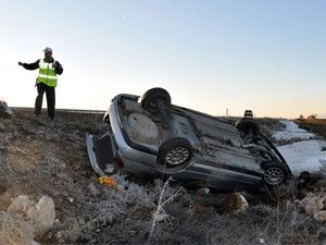 Karamandaki trafik kazasında 3 kişi yaralandı