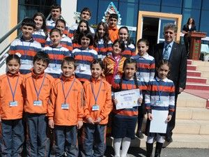 KOSKİden Ekol Kolejine Mavi Bayrak