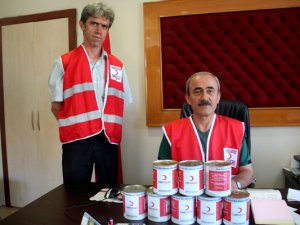 Türk Kızılayı Seydişehir Şubesinden kavurma yardımı