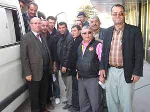 Karapınar'da esnaflara portör muayenesi