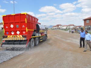 Seydişehir Belediyesine asfalt dökme makinası alındı