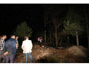 Mesire Alanında yangın çıktı