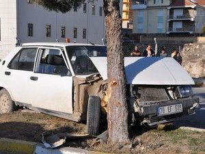 Karaman'da trafik kazası: 1 yaralı