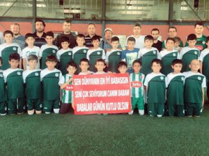 Konyaspor’da babalar günü turnuvası yapıldı
