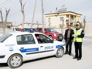 Karapınar'da trafik denetimleri artırıldı