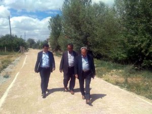 Akşehir’de Kilitli Taş Çalışmaları Sürüyor
