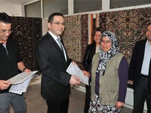 Akşehirde İpek Halı Kursu tamamlandı