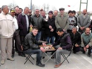 Olta yasağına protesto