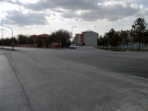 Karapınar'da yol yapım çalışmaları