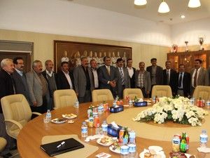 Taşpınar'lı çiftçilerden Konuk'a ziyaret