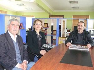 Harmanpınar Derneğinden gazetemize ziyaret
