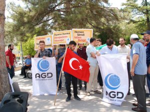 AGD'den İsrailli vekili protesto