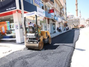 Beyşehir'de altyapı ve sıcak asfalt çalışmaları